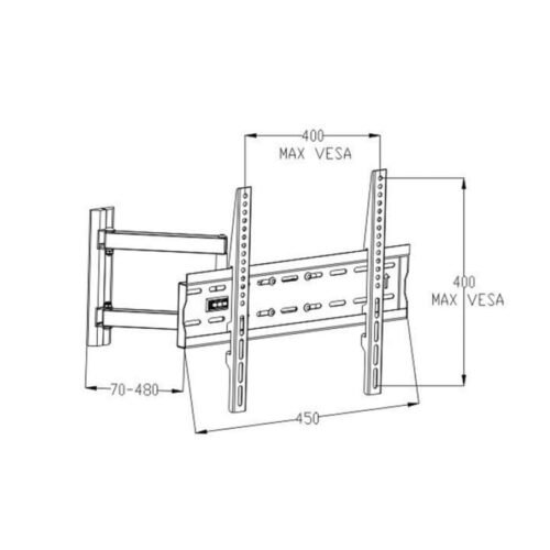 BT-401TPS <Br> Articulating 3D Swivel Wall Mount </Br> - Image 3