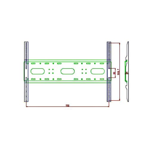 BT-8060F <Br> Heavy-duty Fixed Tv Wall Mount </Br> - Image 3